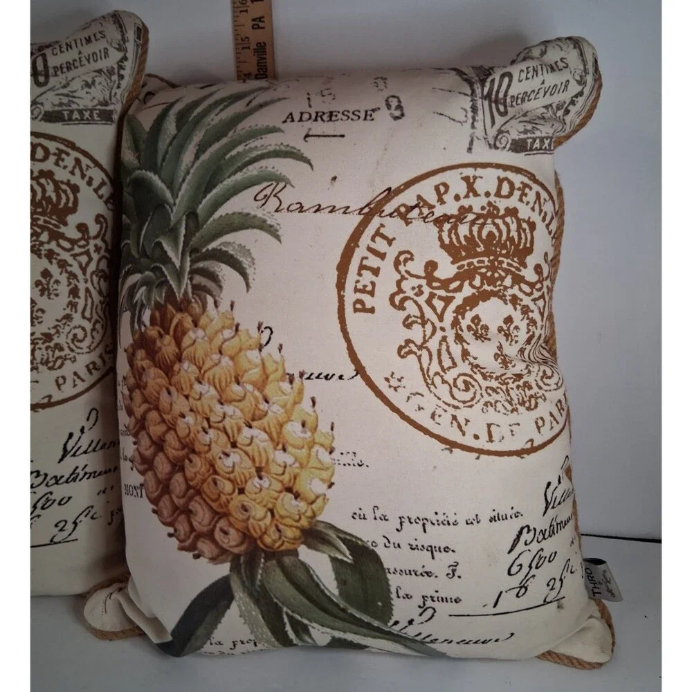 Pineapple Throw Pillows 11 x 14 Thro Mario Lorenza 2